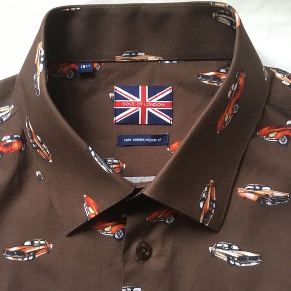 Men’s “Soul of London” Shirt - Size 16.5 - Picture 1 of 10